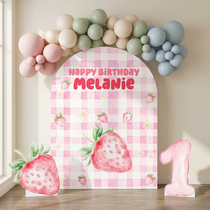 Strawberry Birthday Backdrop Set - display 4