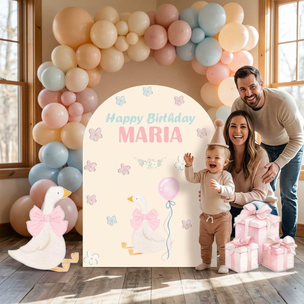 Goose Birthday Backdrop Set - display 3
