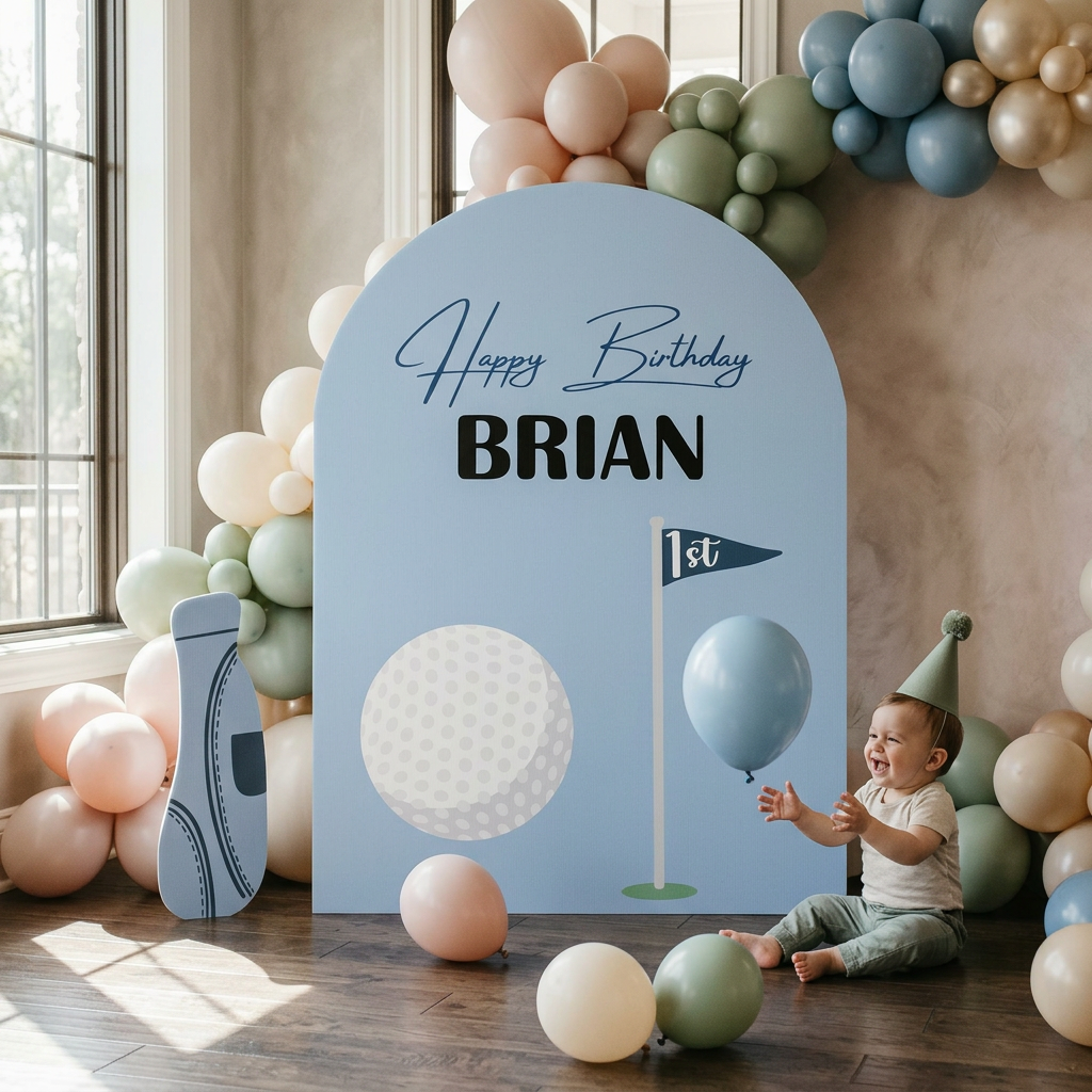 Golf Birthday Backdrop Set - display 6