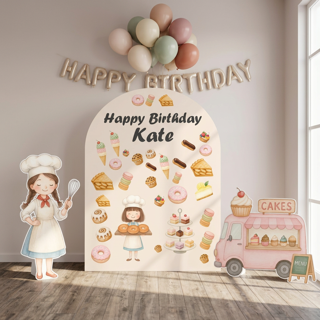 Baking Birthday Backdrop Set - display 4