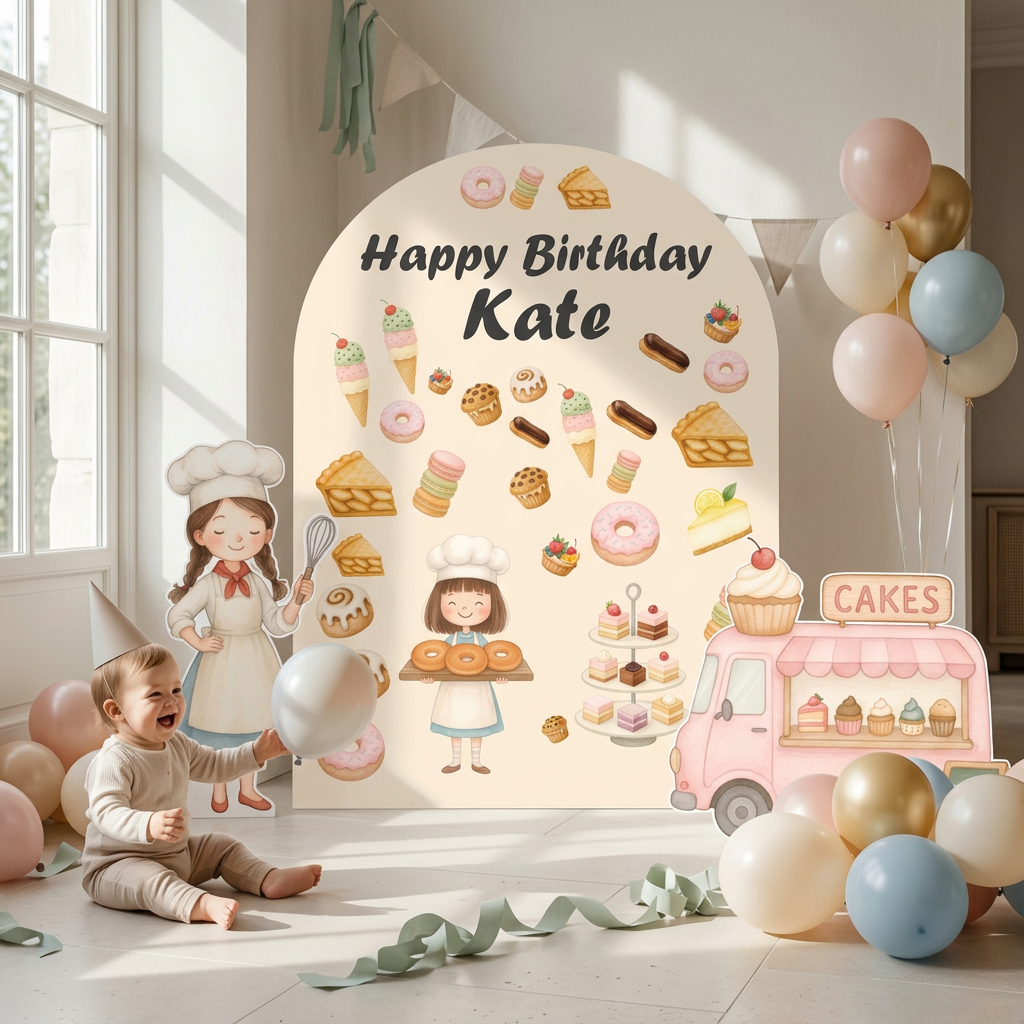 Baking Birthday Backdrop Set - display 6