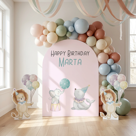 Circus Birthday Backdrop Set - display 1