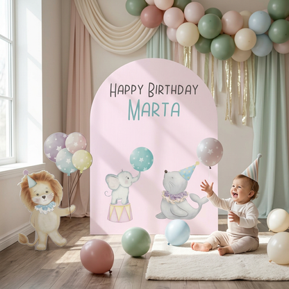 Circus Birthday Backdrop Set - display 6