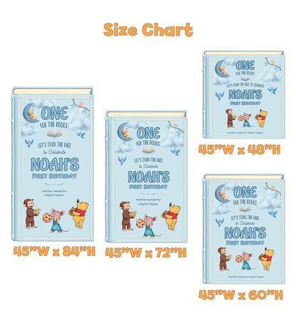 One for the Books Storybook Backdrop (Moonlit Clouds)