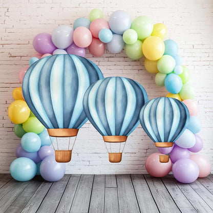 Hot Air Balloon Party Decor Cutout — custom party decor, printed and cut to shape