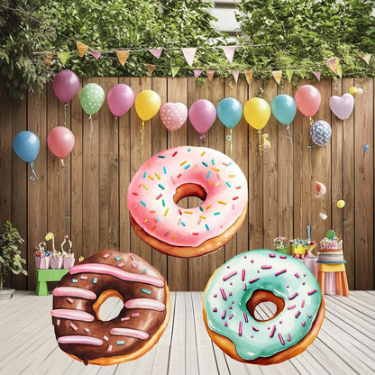 Donuts Cutout — custom party decor, printed and cut to shape