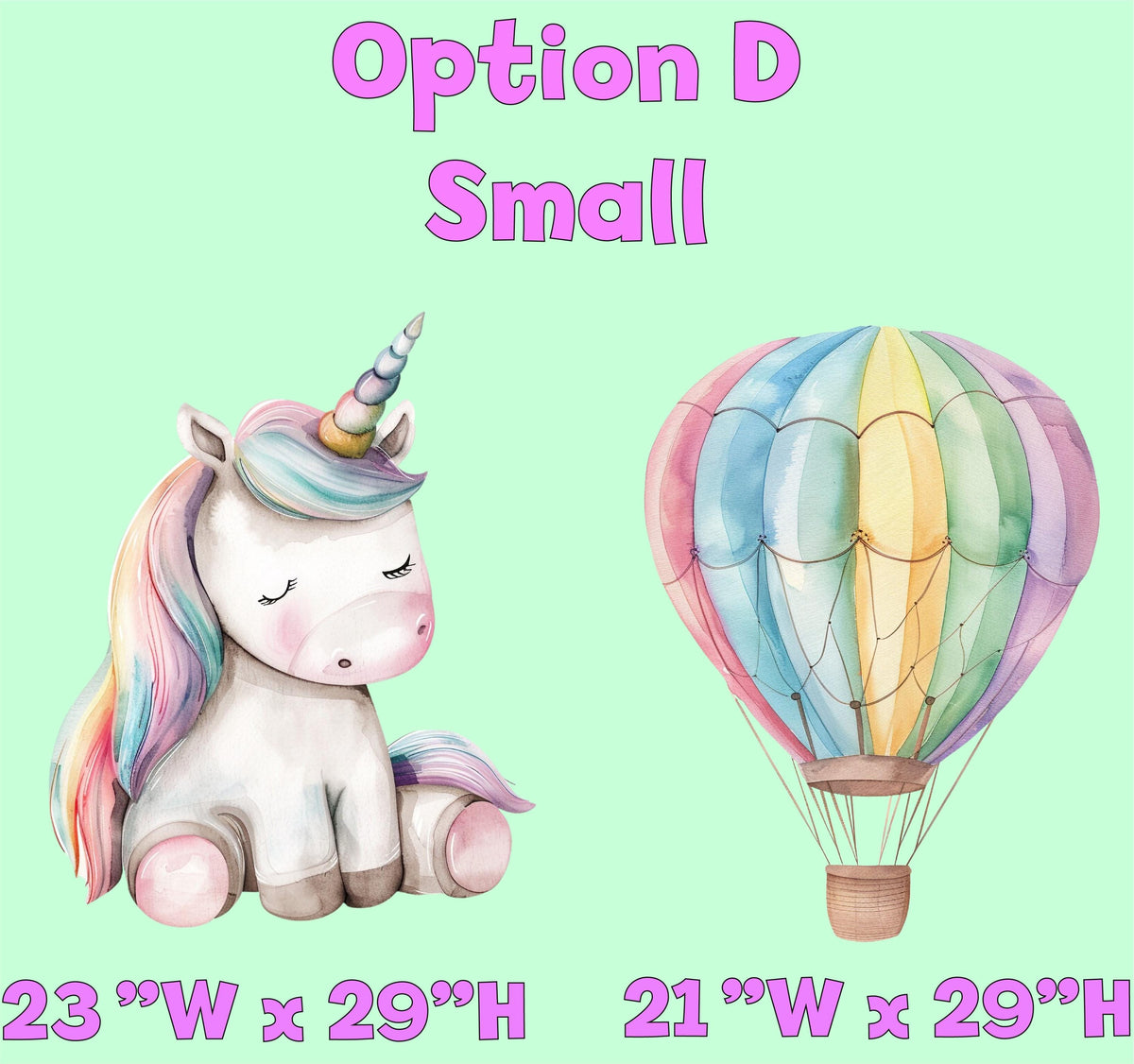 Unicorn Large Cutout, Birthday Party Decorations, Rainbow Unicorn Theme Party, Cutouts Standee Centerpieces,Unicorn Castle Baby Shower Props
