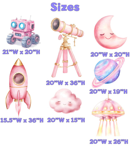 Pink Astronaut Cutout, Outer Space Decoration, Girl Astronaut, Galaxy Themed, Space Girl Themed Party Decor, Stand Up Prop,Big Decor Cut Out