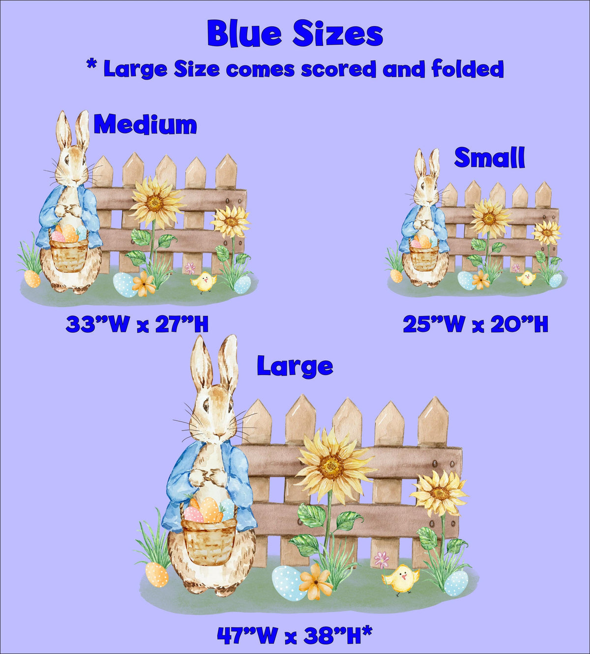 Easter Garden Bunny Cutout, Easter Yard Art, Yard Sign Art, Garden Easter Bunnies,Garden Stakes, Easter Yard Ornaments, Easter Yard Decor