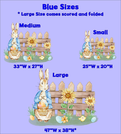 Easter Garden Bunny Cutout, Easter Yard Art, Yard Sign Art, Garden Easter Bunnies,Garden Stakes, Easter Yard Ornaments, Easter Yard Decor