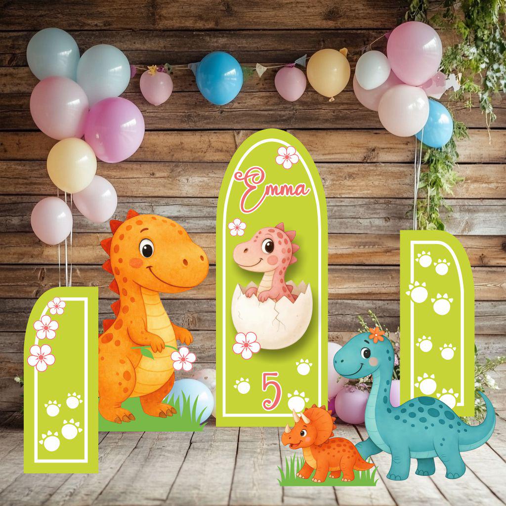 Baby Dino Cutouts, Dinosaur Birthday Party, Yard Sign, Party Props, Dinosaur Baby Shower, Arch Backdrop, Centerpieces, T-Rex Dino, Dino