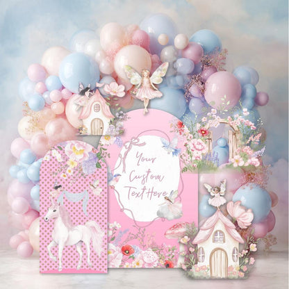 Fairy First Birthday Decor, Cutout, Floral Baby Shower, Fairy Garden, Fairy House, Unicorn Cutout, 1st Birthday, Garden Party, Props,Fairies