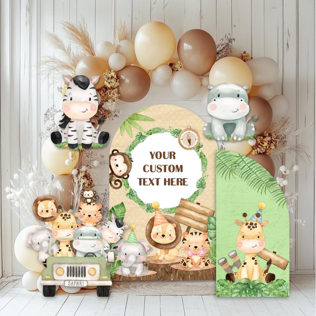 Safari Animals Truck Cutouts, Baby Shower, Safari Truck, Wild One, Birthday Decor, Safari Animal Party, Two Wild, Party Props, Safari Jeep