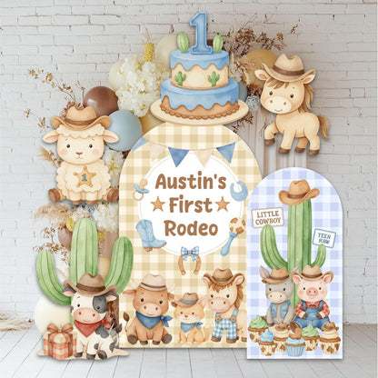 My First Rodeo Birthday Cutouts, Cowboy Party, First Birthday, Western Birthday, Wild West, Western Baby, Baby Boy, Photo Prop, Wild One