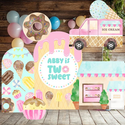Sweet Shop Cutouts — custom party decor, printed and cut to shape