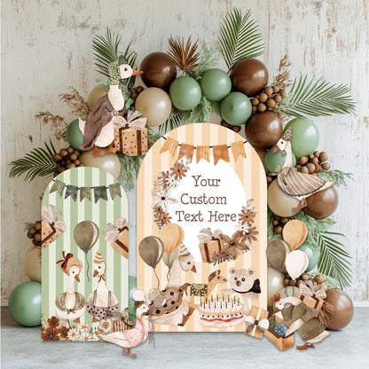 Silly Goose Neutral Baby Shower Theme — custom party decor, printed and cut to shape