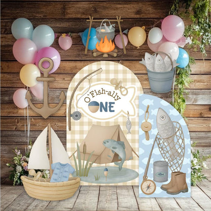 Ofishally One First Birthday Cutouts, First Birthday, Baby Boy, Photo Prop, Big One, O-fish-ally, Boys First Birthday, Fishing Party, Fish
