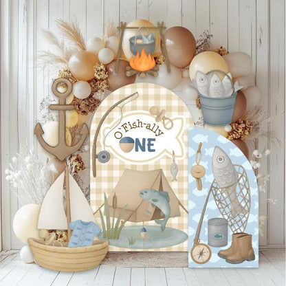 Ofishally One First Birthday Cutouts, First Birthday, Baby Boy, Photo Prop, Big One, O-fish-ally, Boys First Birthday, Fishing Party, Fish