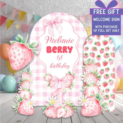 Berry Cutouts — custom party decor, printed and cut to shape
