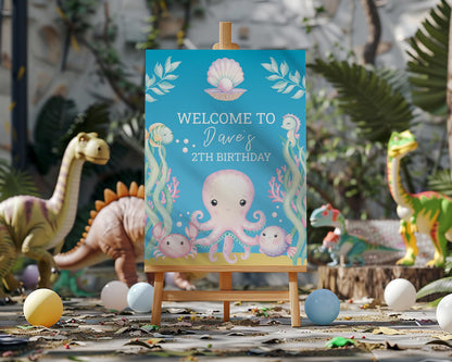 Under the Sea Cutout, ONEder the Sea, Pastel Sea Animals, Ocean Animals Props, Baby Shower, Whale Backdrop, Underwater Party, First Birthday