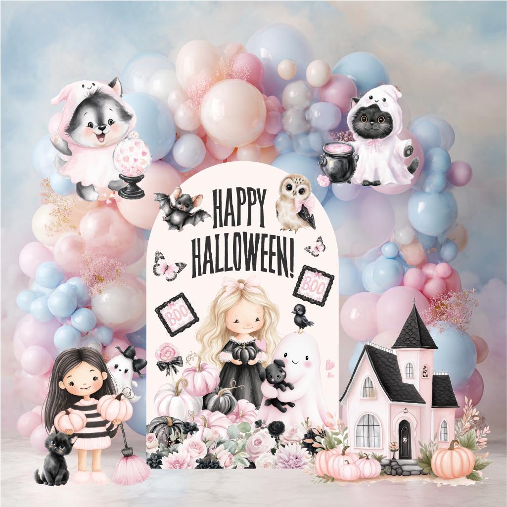 Pink Halloween Cutouts, Halloween Decor, Fall Decor, Lawn Sign, Yard Sign, Witch, Ghost, Black Cat, Spooky, Spooky Season, Skeleton, Pumpkin