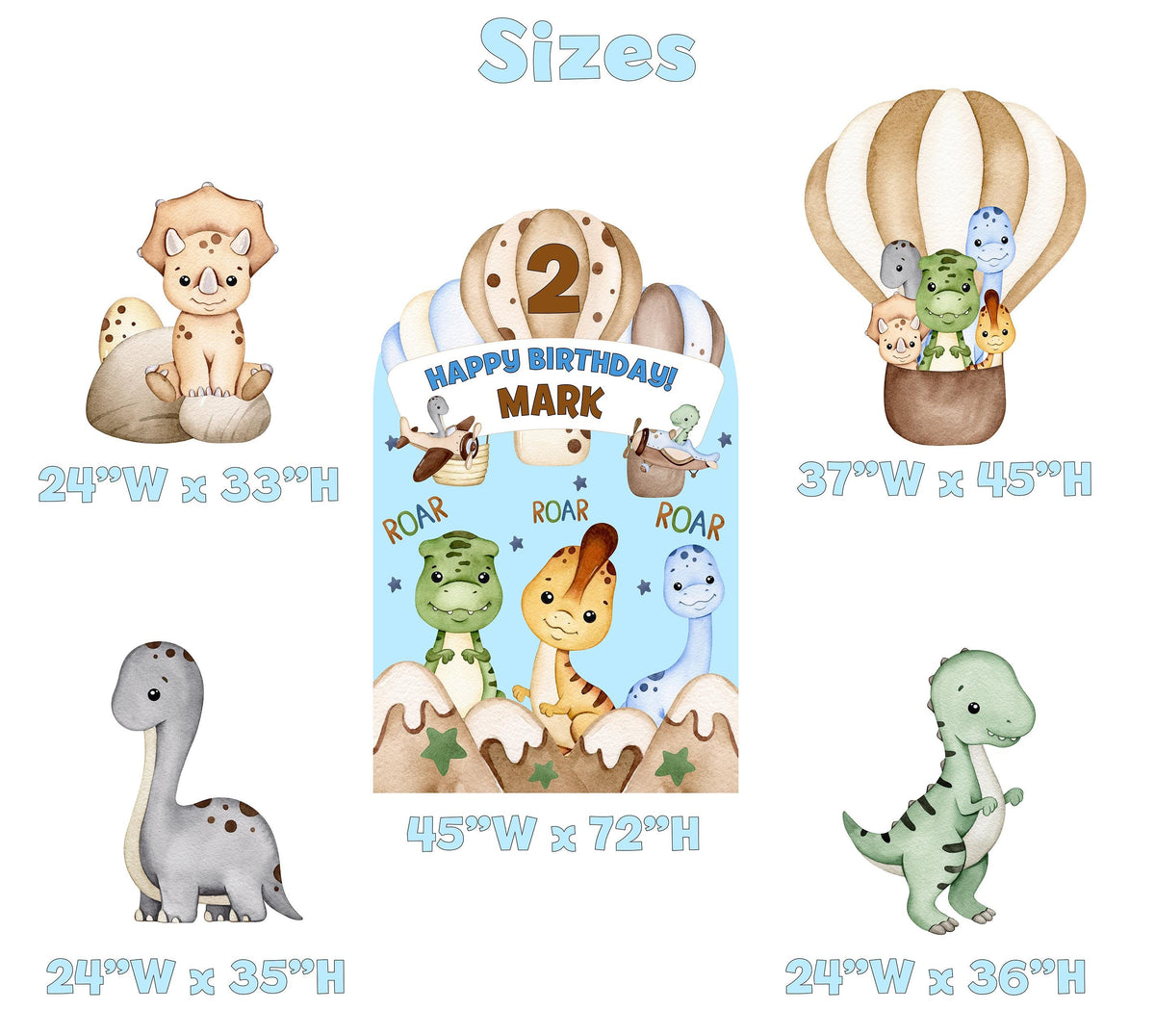 Dinosaur Party Cutouts, Party Decor, Air Transport, Hot Air Balloons, Baby Dino Birthday Party, Party Props, Dinosaur Baby Shower, Airplane