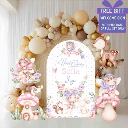 Fairy Cutouts — custom party decor, printed and cut to shape