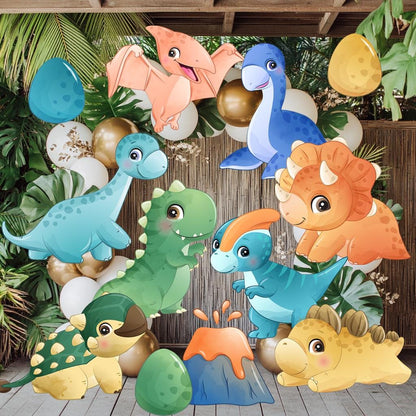 Dinosaur Party Cutouts, Party Decor, Baby Dino Birthday Party, Party Props, Baby Shower, Lawn Sign