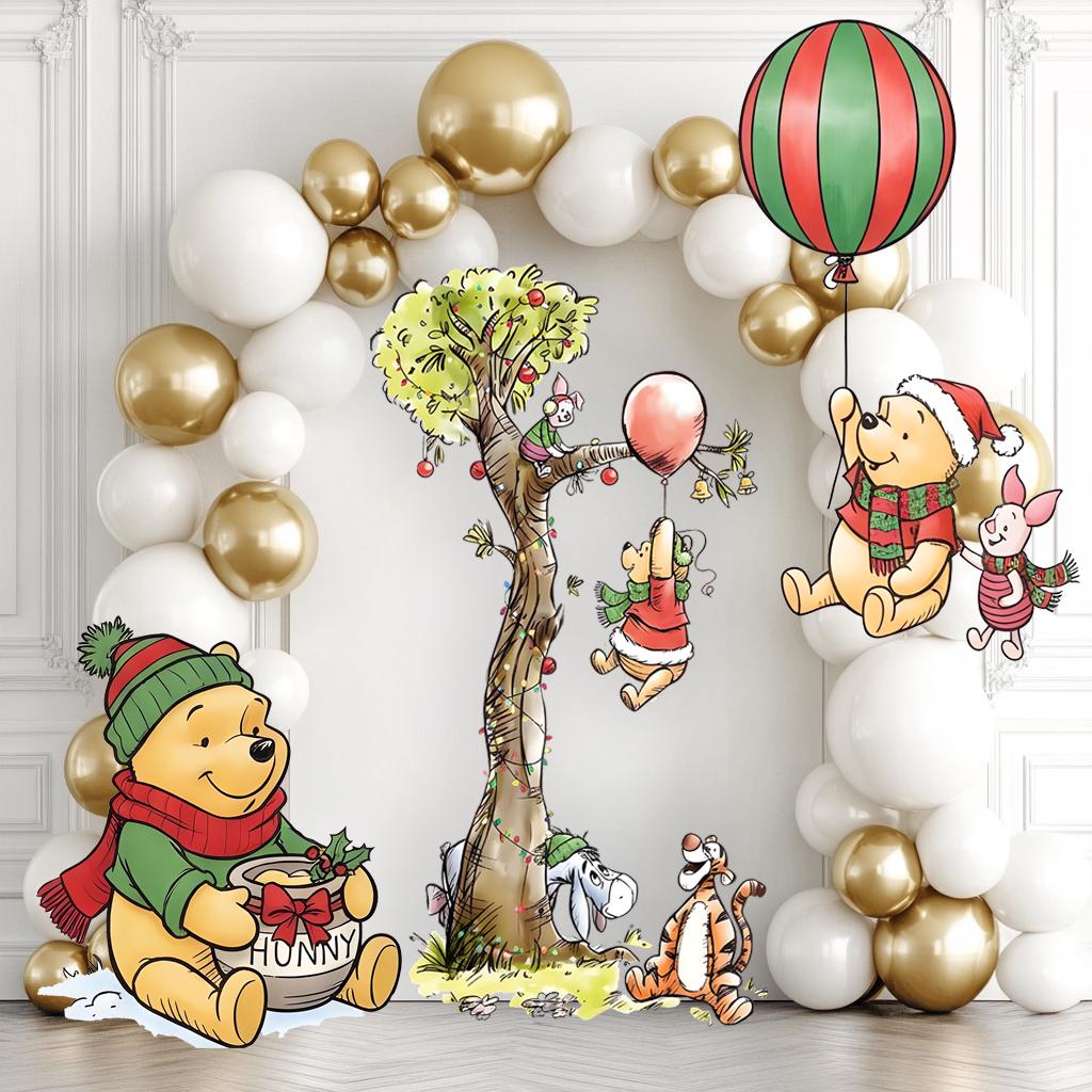 Christmas Honey Bear Cutouts — custom party decor, printed and cut to shape
