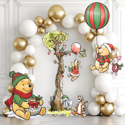 Christmas Honey Bear Cutouts — custom party decor, printed and cut to shape