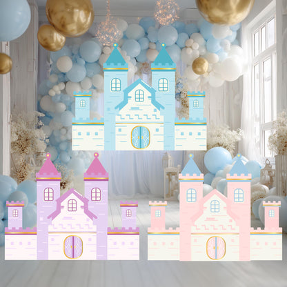Pink Castle Cutout, Princess Party Decor, First Birthday, Fantasy, Princess Castle, Girls Baby Shower, Castle Backdrop