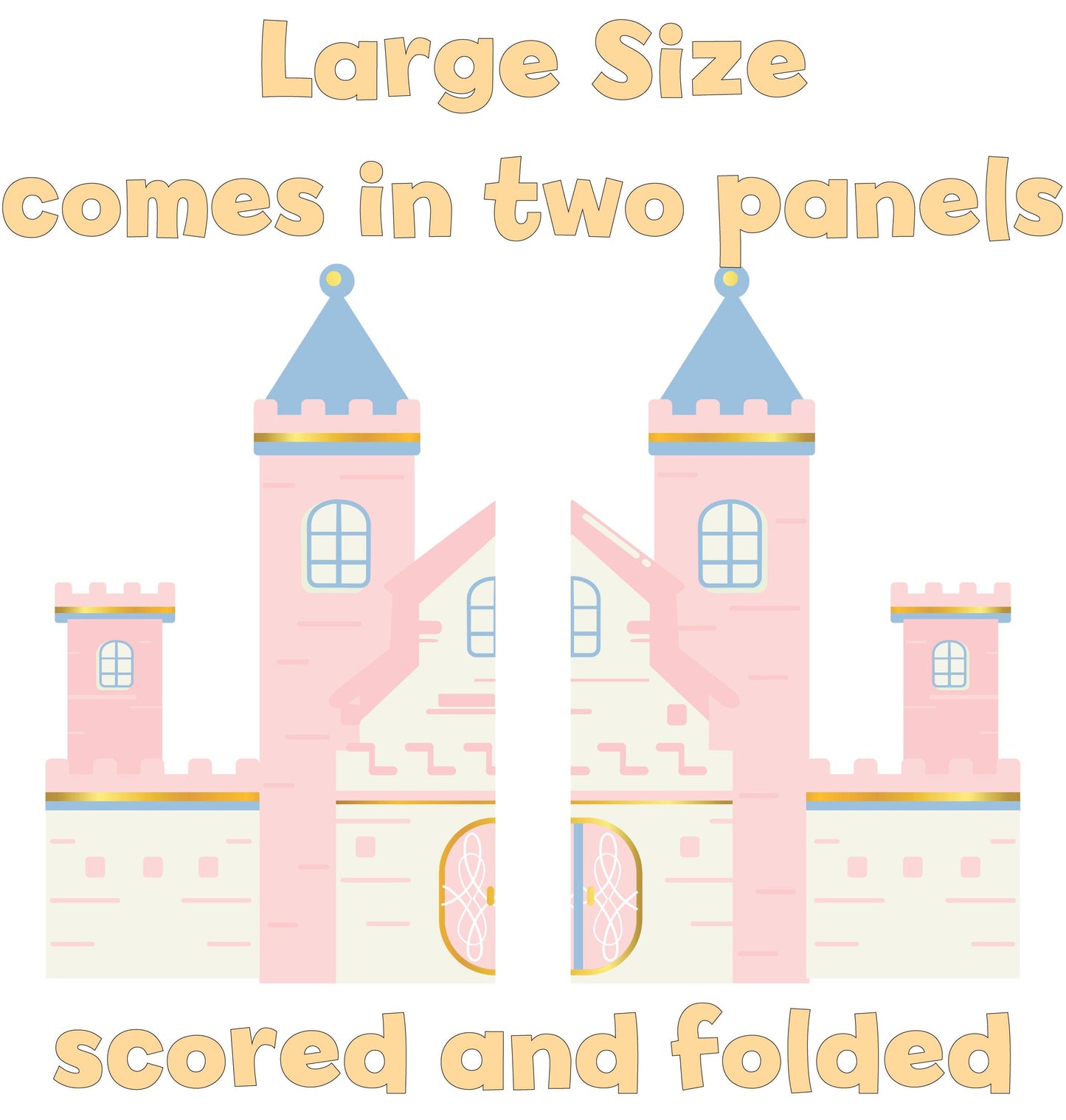 Pink Castle Cutout, Princess Party Decor, First Birthday, Fantasy, Princess Castle, Girls Baby Shower, Castle Backdrop