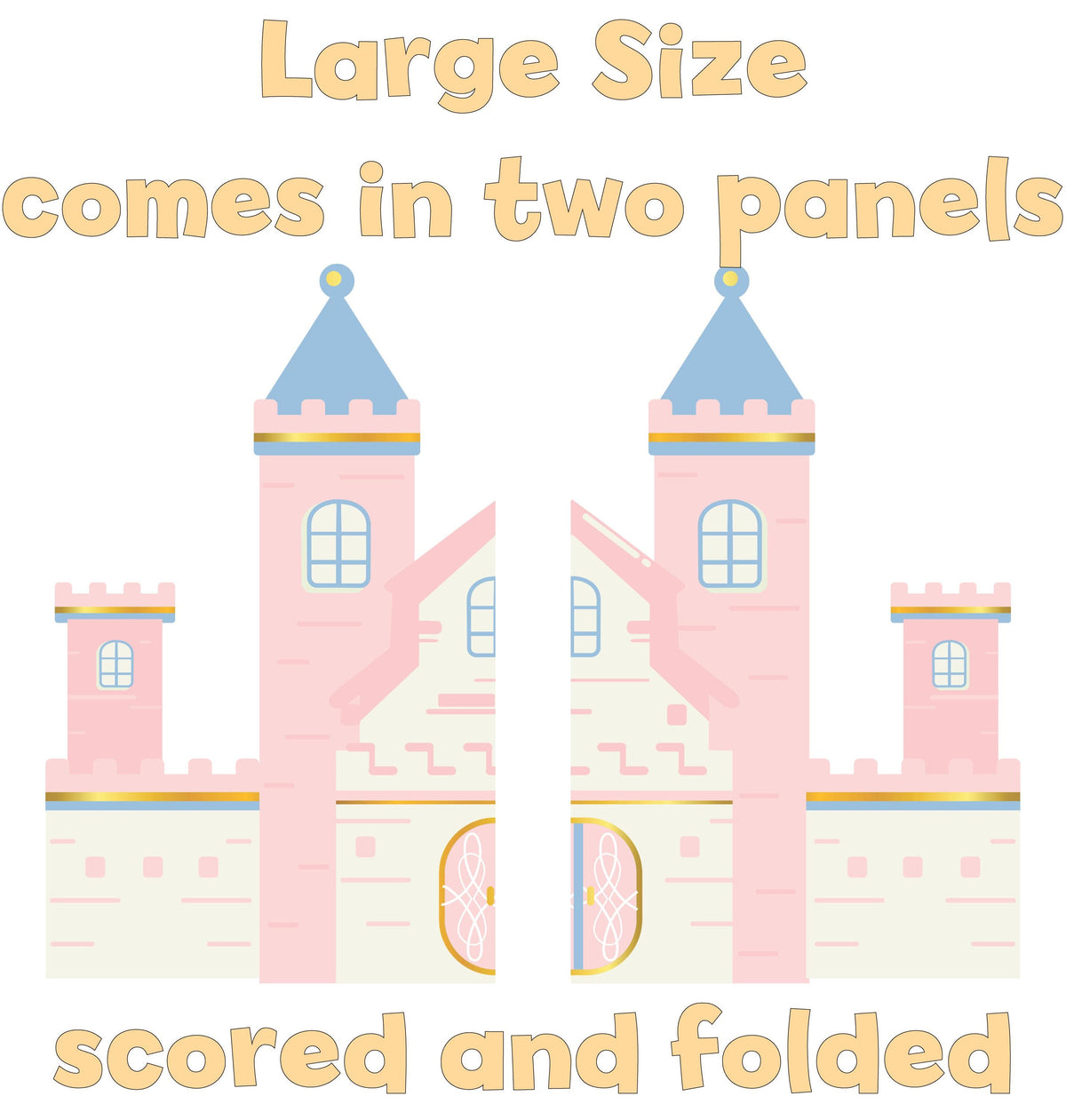 Pink Castle Cutout, Princess Party Decor, First Birthday, Fantasy, Princess Castle, Girls Baby Shower, Castle Backdrop