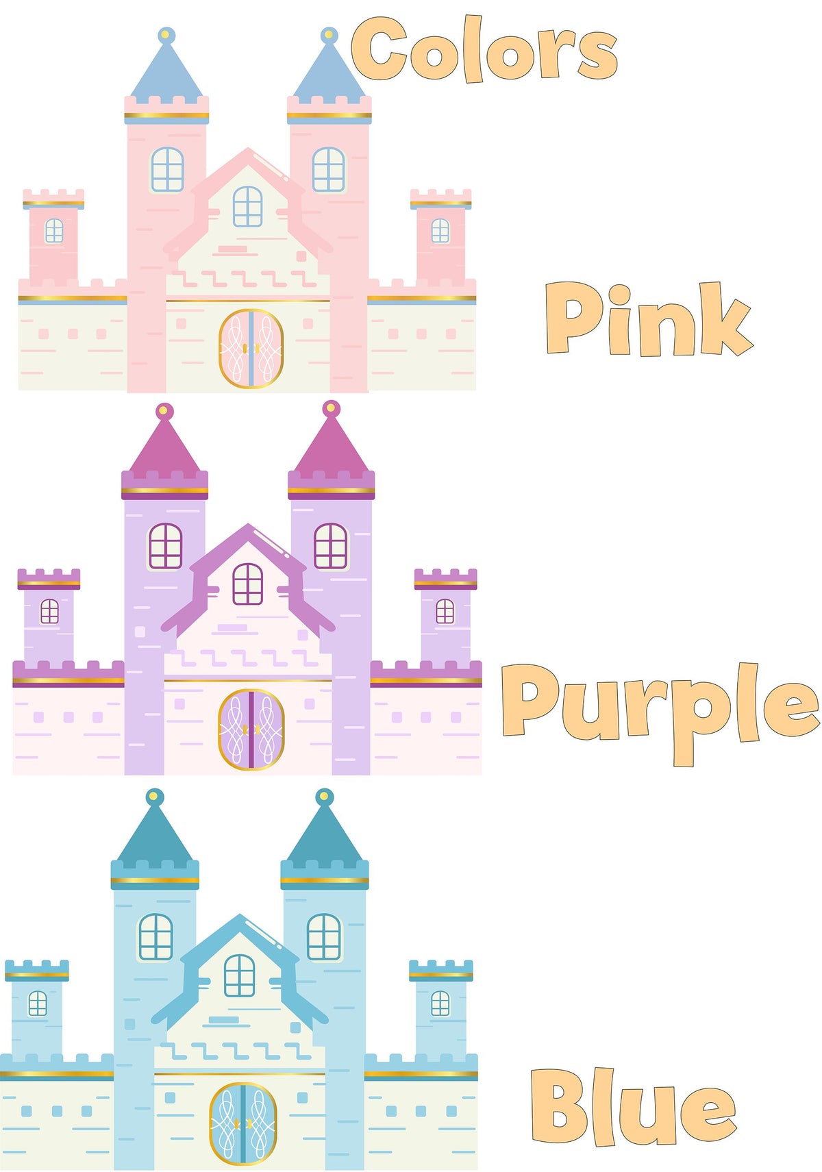 Pink Castle Cutout, Princess Party Decor, First Birthday, Fantasy, Princess Castle, Girls Baby Shower, Castle Backdrop