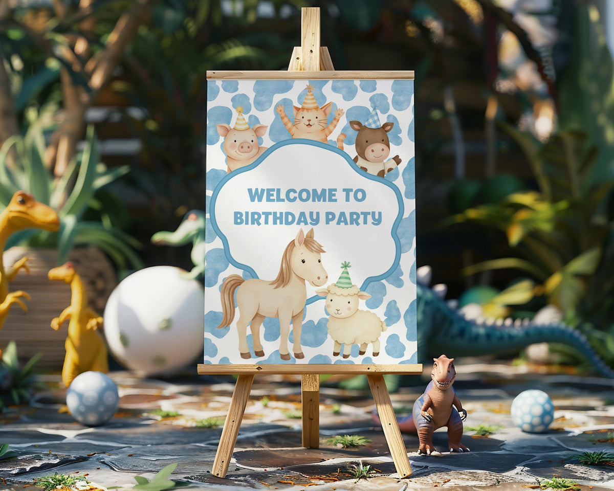 Farm Animals Cutouts Set (Oink Cluck Moo), Baby Boy, Barnyard Birthday Prop, Farm Animal Standee, Baby Shower,Farm Themed Party Decor,Centerpieces,Yard Signs