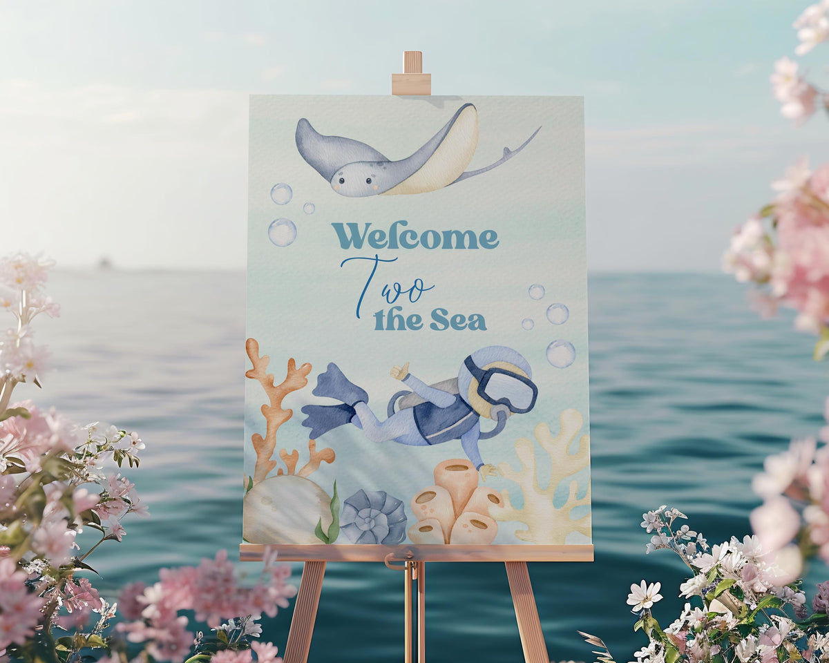 Under the Sea Cutouts, Baby Boy, Ocean Animals, Party Props, Baby Shower, Backdrop, Underwater Birthday Party, Welcome Sign