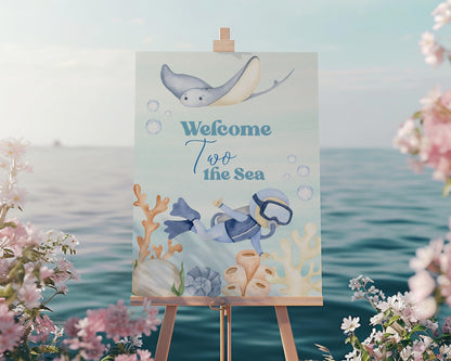 Under the Sea Cutouts, Baby Boy, Ocean Animals, Party Props, Baby Shower, Backdrop, Underwater Birthday Party, Welcome Sign