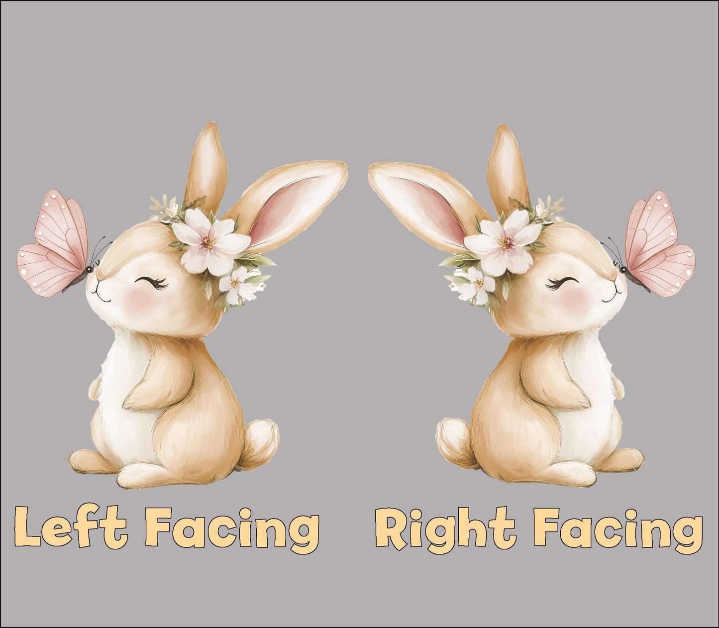 Cute Bunny with Flowers Cutout Decoration, Baby Shower Decor, Backdrop Decor, Yard Sign Art, Pink Bunny Party Props, Garden Bunny