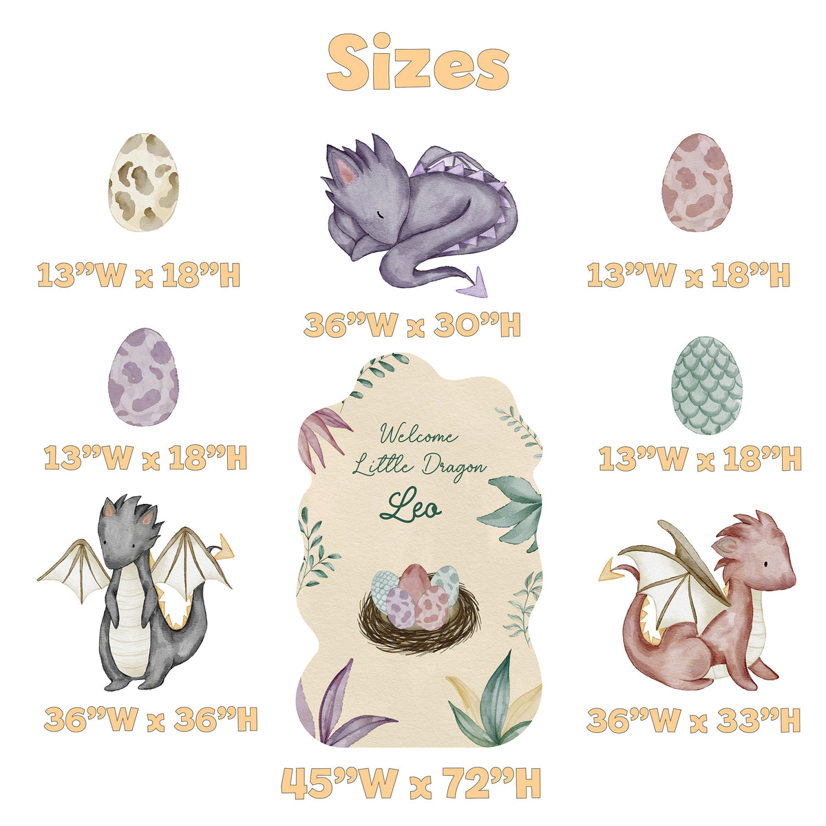 Dragons Cutouts, Fantasy Birthday Decor, Party Props, Dragon Kingdom, Baby Shower, Storybook, Fairy Tale