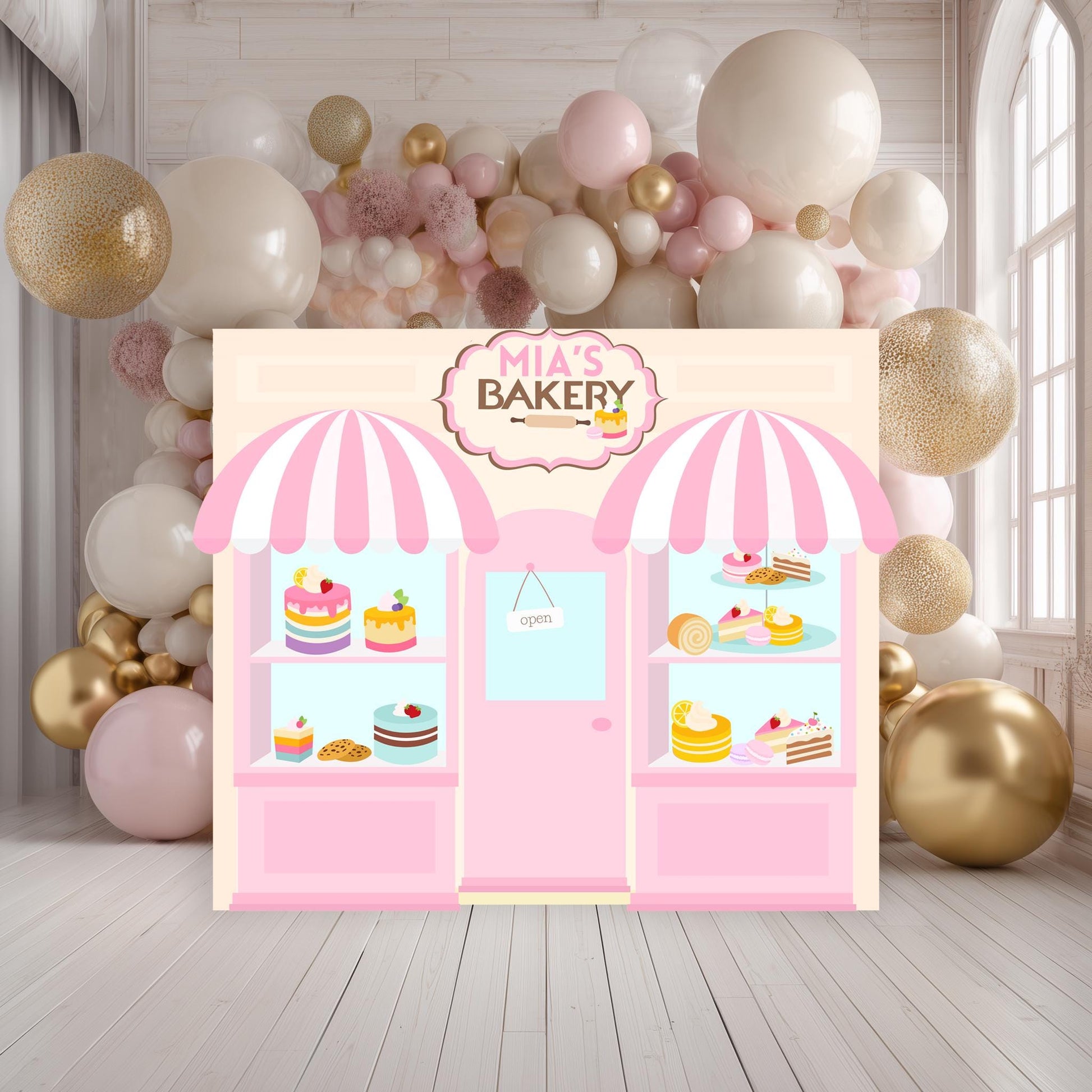 Bakery Shop Cutouts, Sweet Shop Props, Candyland Baby Shower, Candy Theme Decor, Dessert Shop, Patisserie Party Backdrop