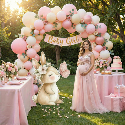 Cute Bunny — custom party decor, printed and cut to shape