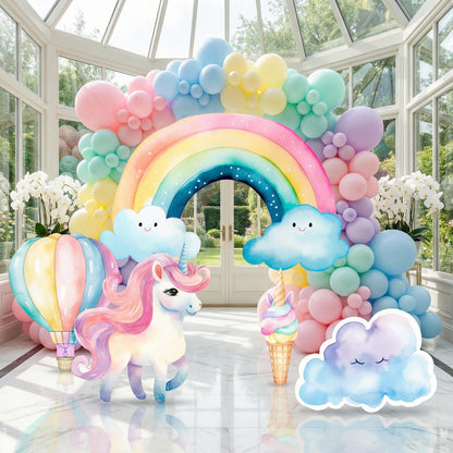 Personalized Unicorn — custom party decor, printed and cut to shape