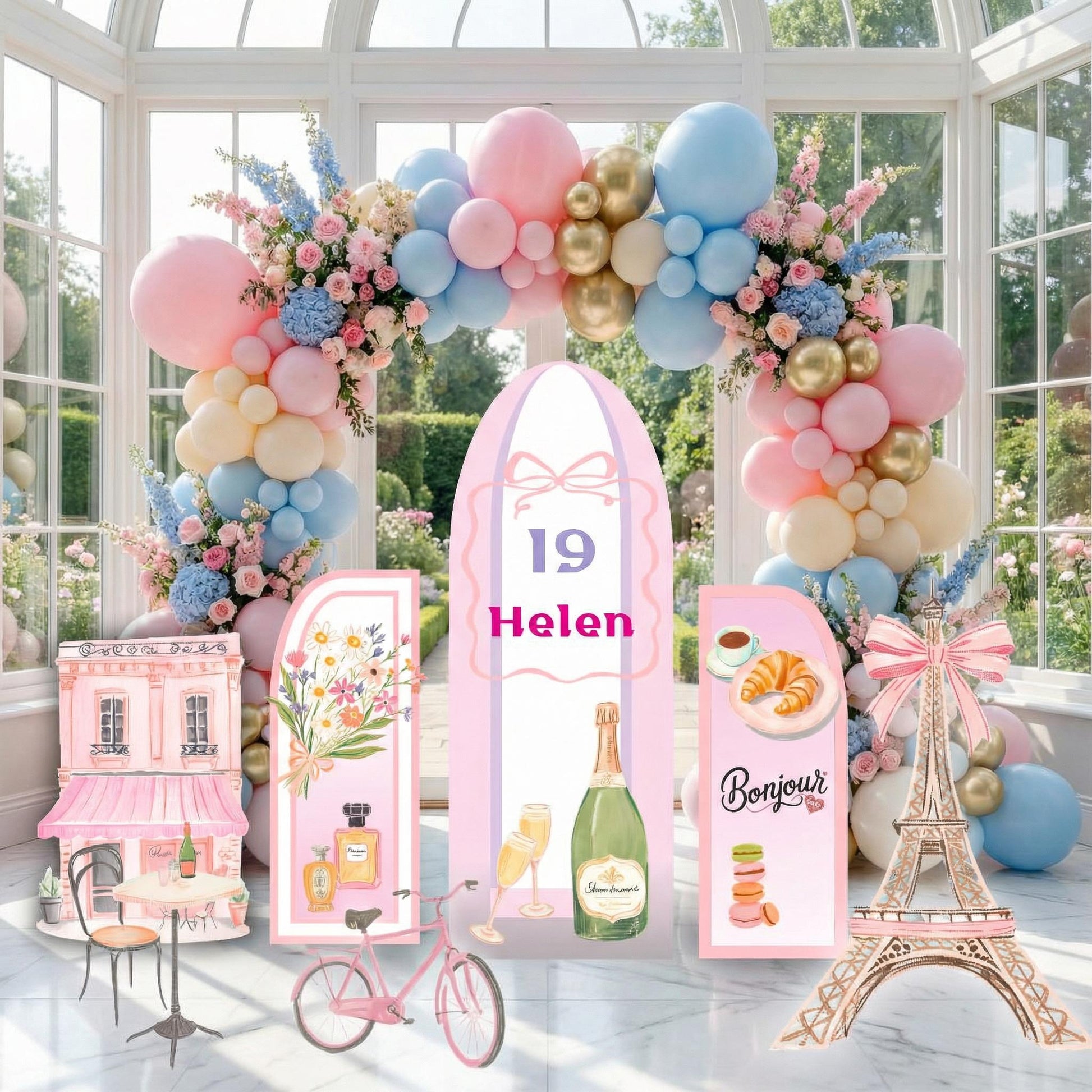 Paris Cutouts, Birthday Party Decor, Paris Baby Shower, Eiffel Tower Party Decoration, Bridal Shower, France Backdrop, Parisian Patisserie