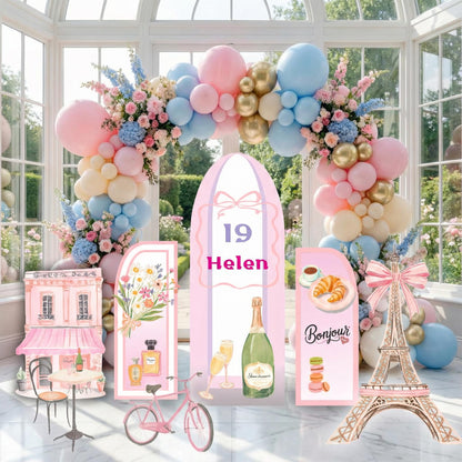 Paris Cutouts, Birthday Party Decor, Paris Baby Shower, Eiffel Tower Party Decoration, Bridal Shower, France Backdrop, Parisian Patisserie