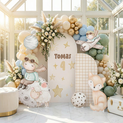 Little Aviator Cutouts — custom party decor, printed and cut to shape