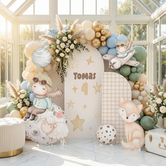 Little Aviator Cutouts — custom party decor, printed and cut to shape
