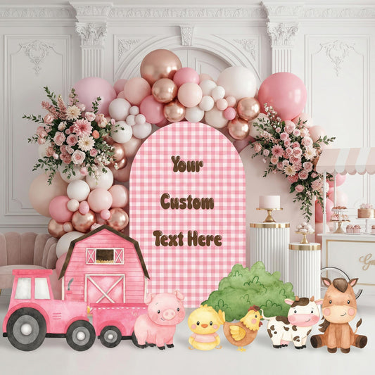 Farm Animals Cutouts Set — custom party decor, printed and cut to shape
