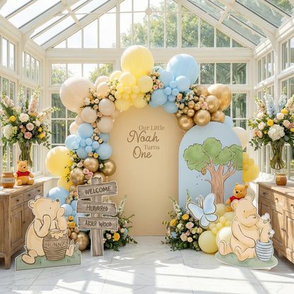 Classic Honey Bear Cutouts — custom party decor, printed and cut to shape