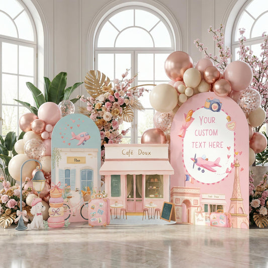 Paris Cutouts — custom party decor, printed and cut to shape