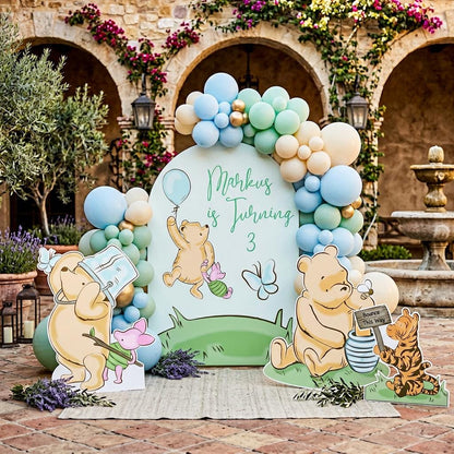 Classic Honey Bear Cutout Decoration, Blue Baby Shower Decor, Backdrop Decor, Baby Boy, Honey Bear, Boy Birthday, Classic Bear Props